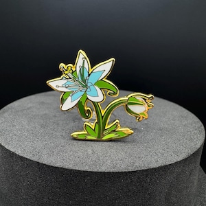 Silent Princess Enamel Pin | 1.5 in