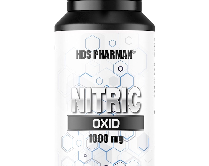 Nitric Oxide Complex 100 Capsules L Arginine Citrulline Malate Pump Booster Training Energy Endurance Muscle Building Handmade in Germany