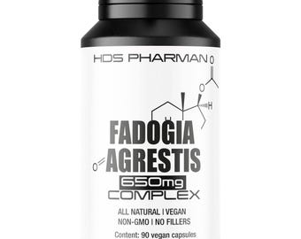 Fadogia Agrestis Complex | With Ashwagandha, Ginseng, Guarana, and Piperine | Vegan Capsules | No Additives | Handmade in Germany | HDS Pharman