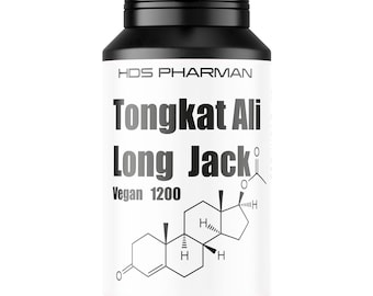 Jack lungo vegano | Estratto di Tongkat Ali e fieno greco | Integratore a base di erbe |