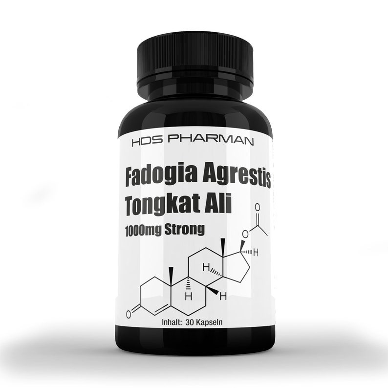 Tongkat Ali Longjack Fadogia Agrestis 1000 mg 3 stuks afbeelding 2