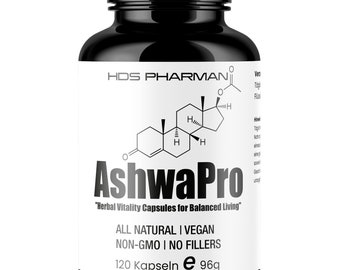 Ashwa Pro - Ashwagandha - 50 mg Withanolides - 120 jours