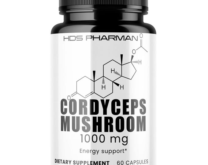 Cordyceps Mushroom - 60 vegan caps - 30 Day Supply
