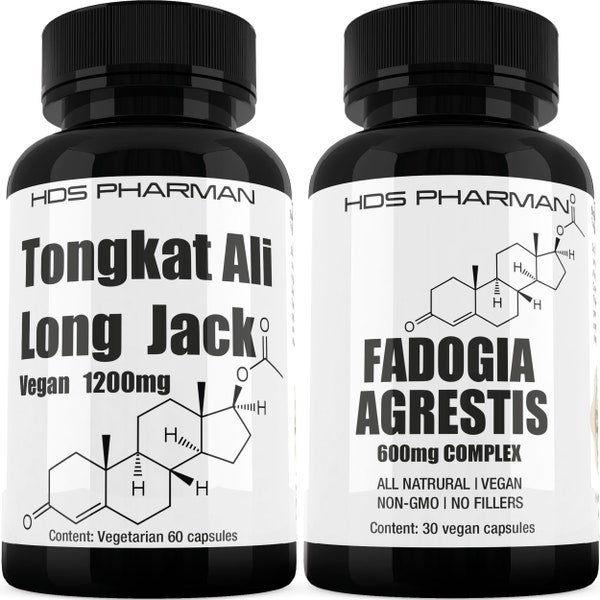 Natural Fadogia Agrestis & Long Jack Tongkat Ali Complex: Handmade  Preservative-Free