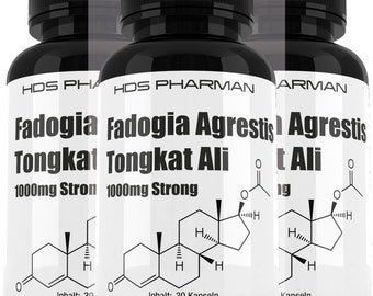 Tongkat Ali (Longjack) - Fadogia Agrestis - 1000 mg - 3 stuks