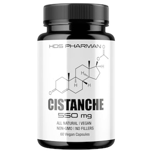 Cistanche Tubulosa Extract 1100mg (550mg per unit) – Vegan Supplement – Natural Herbal Support – 2 daily