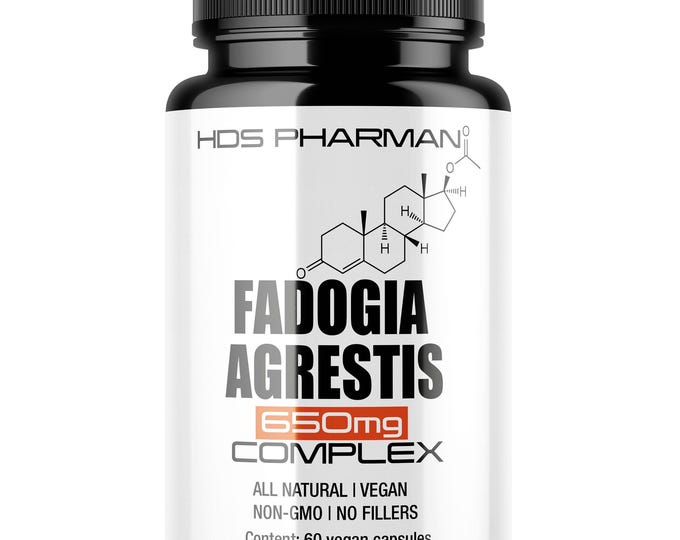 Adaptogen Complex | Fadogia Ginseng Ashwagandha Guarana | No additives | Handmade Germany | HDS Pharman