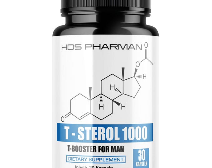 Energy Complex T-Sterol 1000 - Arginine, Citrulline, DAA, Zinc - Herbal - Handmade without fillers