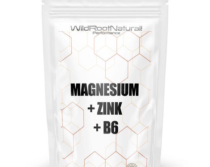 Magnesium + Zinc + B6 – 120 Tablets – MgZB Complex – 40 Servings – Vegan Supplement