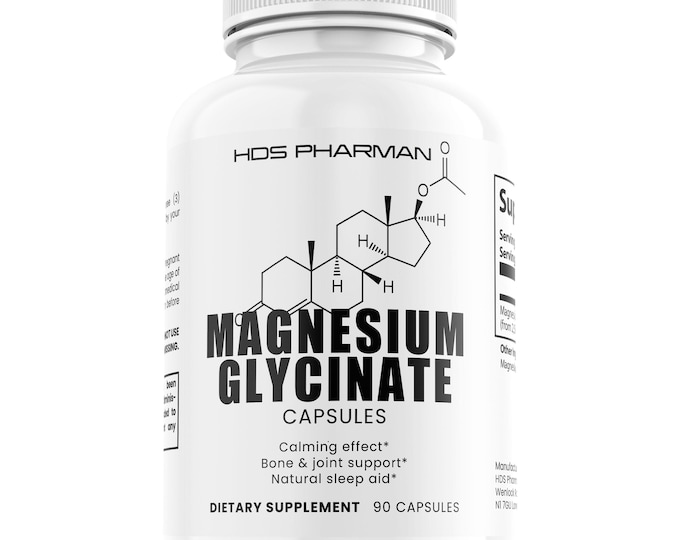 Magnesium Glycinate - 90 Caps - 30 Day Supply
