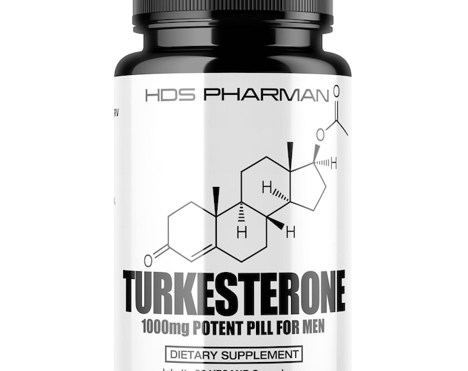Turkesterone - 1000mg - Turkesterone, Ecdysteroneem Tribulus, Maca, Zinc