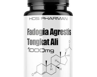 Fadogia Agrestis + Estratto di capsule di Tongkat Ali - 1000 mg