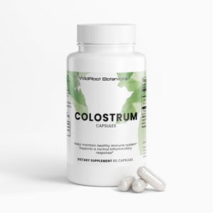 Colostrum Capsules – 500mg with 30% IgG | Dietary supplement for adults