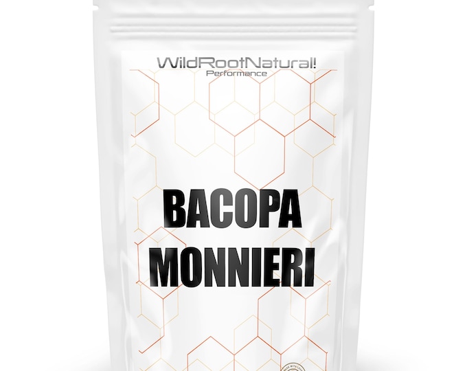 Bacopa Monnieri – 90 Tablets – 200 mg Extract per Serving – 50% Bacoside – Vegan