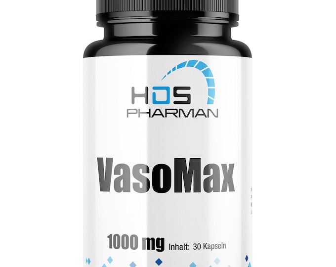 VASO MAX Nitric Oxide 30 Day Supply - Arginine - Citrulline - Ornithine