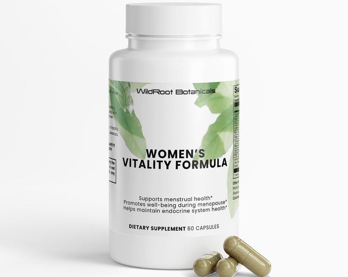 Women’s Vitality Formula – Herbal Blend for Women | 60 capsules