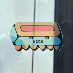 9 Egg Carton Stickers
