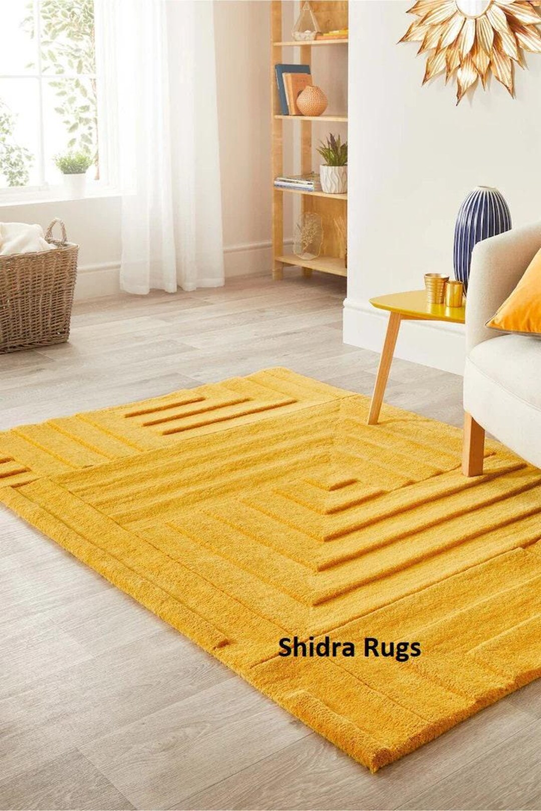 High Low Rug Hand Tufted Rug High Low Pile Design 100%pure Woolen Handmade Area Rugs ...