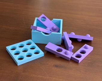 Replica van de Survivor-puzzeldoos: 6-delige 3D-brainkraker