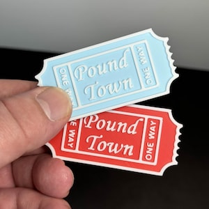 One-Way Ticket to Pound Town – Funny 3D-Printed Valentine&#39;s Day Gift for Him, Joke Gift, Valentines Day Gift, Funny Gag Gift