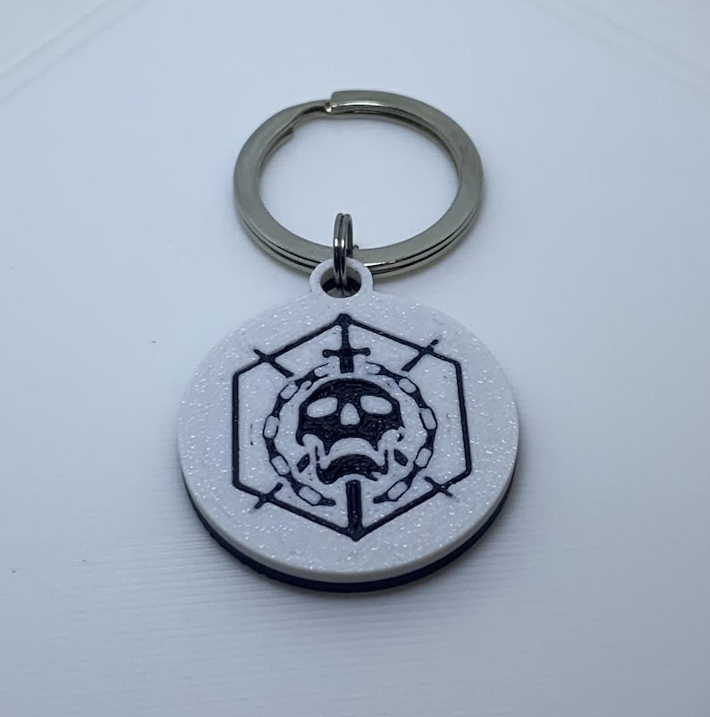 Double-sided Destiny 2 Keychain – Raid, Hunter, Warlock, and Titan ...