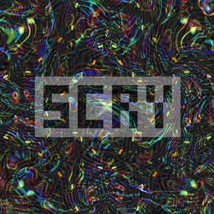 K&ouml;nnte beinhalten: Abstrakte digitale Kunst mit einem wirbelnden, farbenfrohen Muster in Schwarz-, Blau-, Gr&uuml;n- und Gelbt&ouml;nen. Das Wort "SCRL" wird in wei&szlig;er, pixeliger Schrift &uuml;ber dem Design angezeigt.