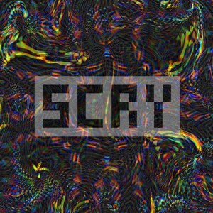 May include: Abstract digital artwork featuring a swirling, colourful pattern in shades of black, yellow, green, and blue. The word "SCRY" is displayed in a pixelated font over the image.