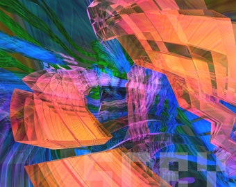 Giclee Print "Prismatic Metric"