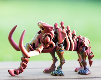 Articulated Mammoth Skeleton Toy