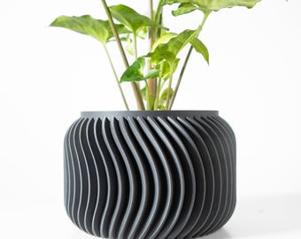 Exquisite Planter - Modern Sleek Design - Vilex Planter Pot with Drainage - Drip Tray