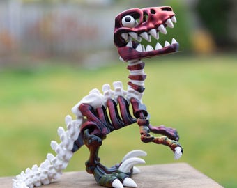 Articulated Velociraptor Dinosaur - Cute Dinosaur Raptor - Articulated Fidget - Raptor Toy