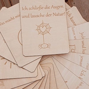Holz Affirmationskarten , Mutmacher, Holz Affirmation, Affirmationen Kind, Einschulung, Kindergarten, Holz Mutmachkarten Zauberkarten