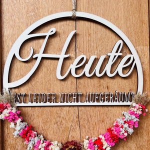 Door wreath vintage wooden ring loop door sign wreath today family wooden wreath wooden ring dried flowers warm living home decoration