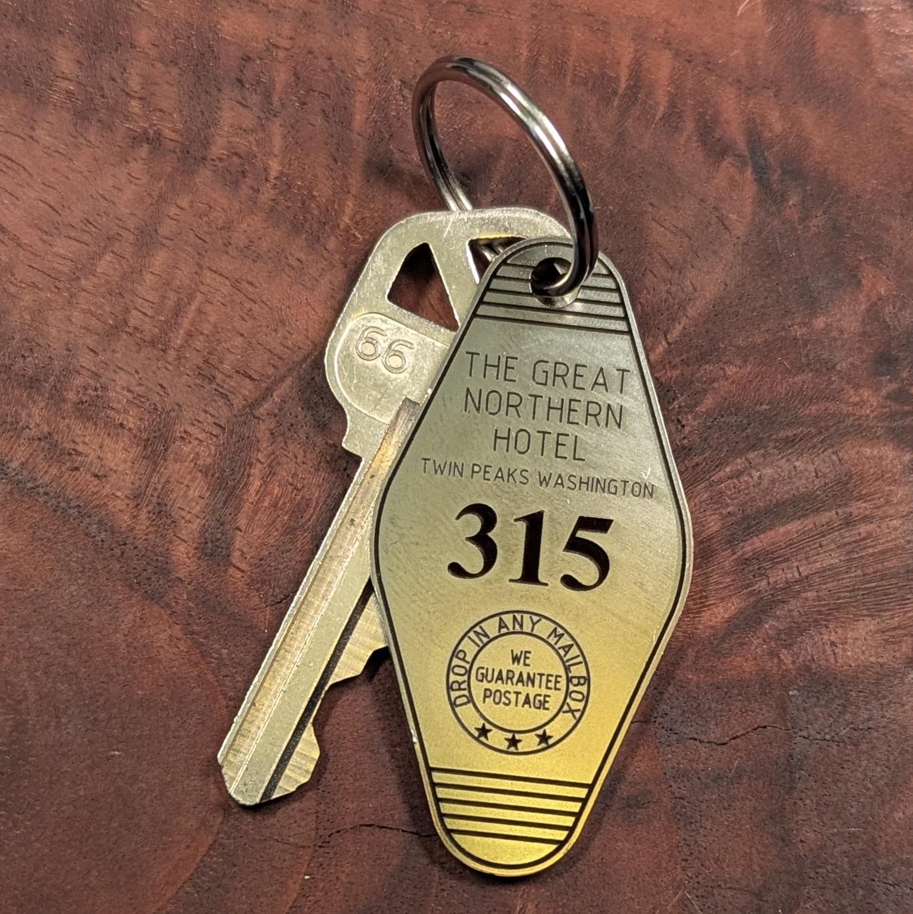 Room 315 The Great Northern Hotel Keychain Great Northern Hotel
