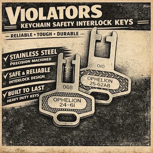The Violator - Electrical Control Multitool EDC Technician Key