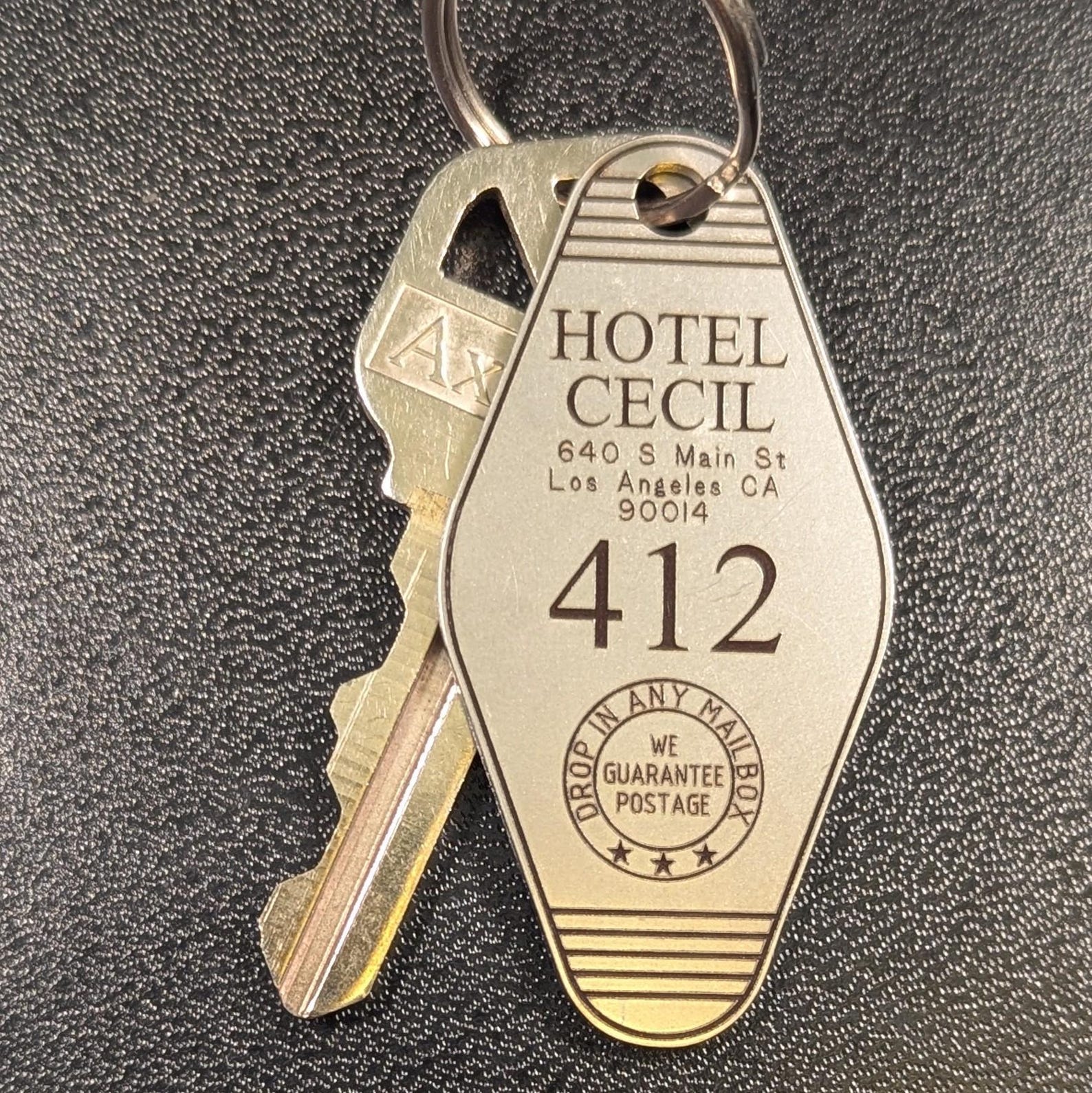 Famous Keychains Mini Famous Hotel/motel Room Vintage Retro Keychain, Stainless Steel - Etsy