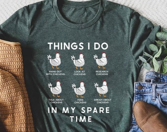 Funny Chicken Shirt, Chicken Girl Shirt, Chicken Mom Shirt, Farm Girl Shirt, Farm Family Shirt, Farm Shirt, Chicken Tee, Farmer Dad Shirt