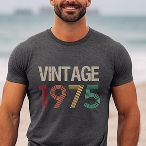 Vintage 1975 Retro 49th Birthday Shirt 49th Birthday Gift For Women,49th Birthday Gift For Men,49th Birthday Best Friend,49th Birthday Woman
