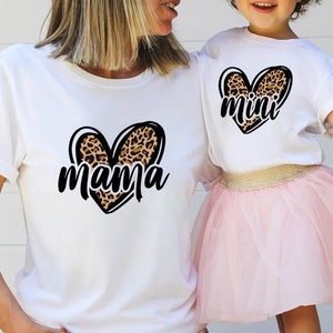 Mama Mini Matching Shirt, Mama Valentines Shirt, Mini Valentines Shirt, Rainbow Mini Shirt, Rainbow Mama Shirt, Mama&#39;s Girl Valentines Shirt