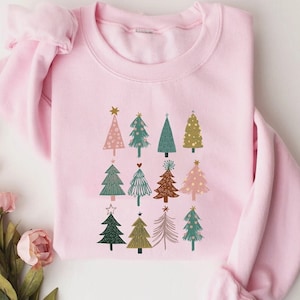 Christmas Trees Shirt, Christmas Shirts for Women, Christmas Tee, Merry Christmas , Shirts For Christmas, Cute Christmas Shirts, Holiday Tee