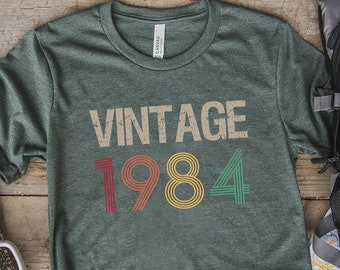 1984 Vintage Shirt, 1984 Birthday Shirt, 40th Birthday Gift, 40th Birthday Gift Shirt,1984 Vintage Tee,1984 Retro Shirt, 1984 Cassette Shirt