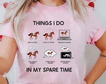 Funny Horse Shirt, Horse Rider Gift, Horse Riding Shirt, Horse Lover Shirt, Horse Lover Gift, Horseback Riding Shirt, Horseback Sport Gift