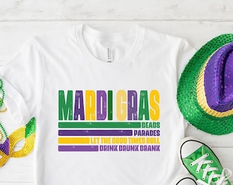 Mardi Gras Shirt, Saints Shirt, Fat Tuesday Shirt, Flower de luce Shirt, Louisiana Shirt, Saints New Orleans Shirt, Mardi Gras Day Shirt