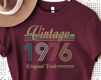 47th Birthday Gifts Shirt, Vintage 1976 Birthday Shirt, 47th Birthday Shirts, 47th Birthday Gifts for Men, 47th Birthday Gifts for Women Tee
