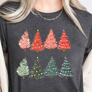 Womens Christmas Shirt, Christmas Shirt, Funny Christmas, Christmas Tree Shirt, Holiday Shirt for Women, Winter Shirt, Christmas Party Tee