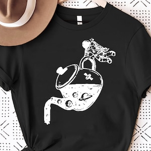Galaxy Tea Shirt, Funny Astronaut Shirt, Space Shirt, Moon Shirt, Mikrokosmos Graphic Shirt, Future Astronaut Shirt, Nasa Shirt, Galaxy Tea