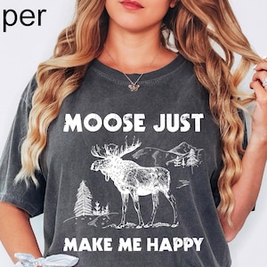 Moose T Shirt - Etsy