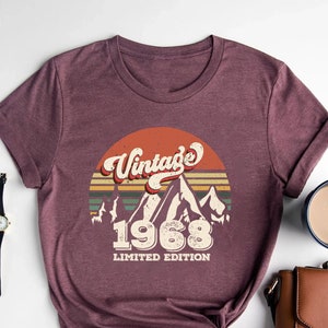 Vintage 1968 Shirt, 1968 Shirt, 55th Birthday Shirt, 55th Birthday Gift, 55th Birthday Gifts For Men, 55th Birthday Gifts for Women,1968 Tee
