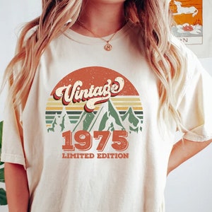 Vintage 1975 Retro 49th Birthday Shirt 49th Birthday Gift For Women,49th Birthday Gift For Men,49th Birthday Best Friend,49th Birthday Woman