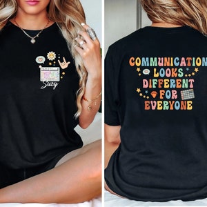 AAC SPED Teacher Inclusion Tshirt, Your Words Matter Shirt, Neurodiversity Bcba Slp OT Teachers Gift,Language Special Education,Words Matter